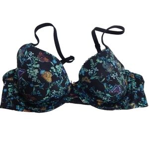 Victoria's Secret Lined Demi Bra Butterfly
